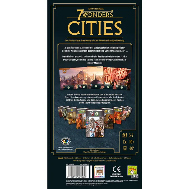 7 Wonders: Cities - Rückansicht