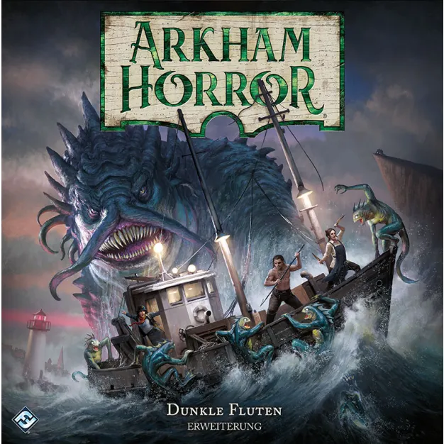 Arkham Horror: Dunkle Fluten - Frontansicht