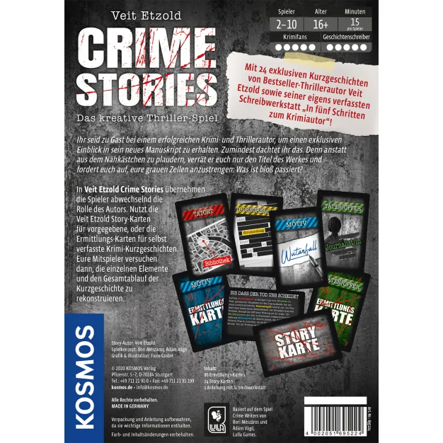 Crime Stories: Das kreative Thriller-Spiel