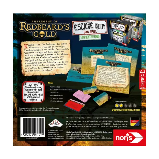 Escape Room - Das Spiel: Redbeard's Gold