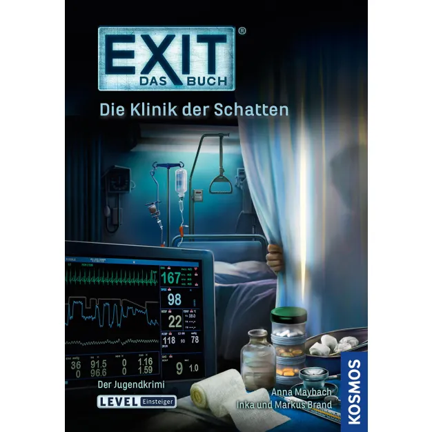 EXIT - Das Buch: Die Klinik der Schatten - Frontansicht