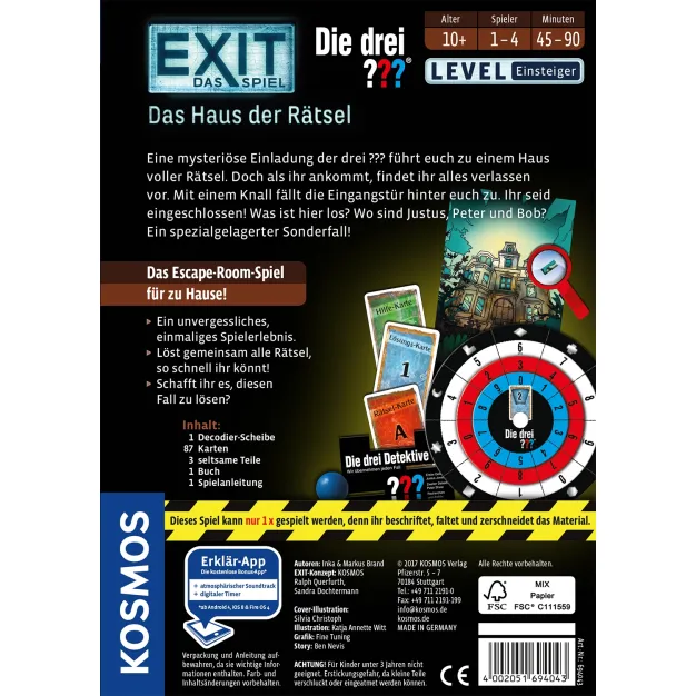 Exit - Das Spiel: Das Haus der Rätsel