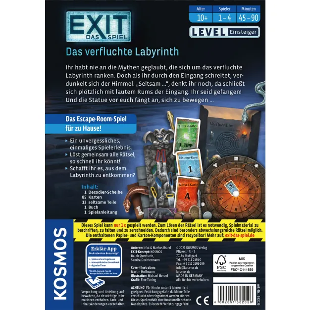 Exit - Das Spiel: Das verfluchte Labyrinth