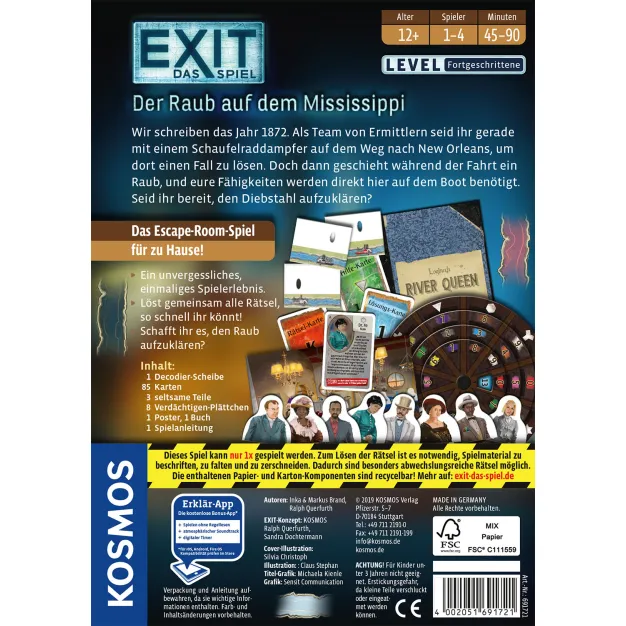 Exit - Das Spiel: Der Raub auf dem Mississippi