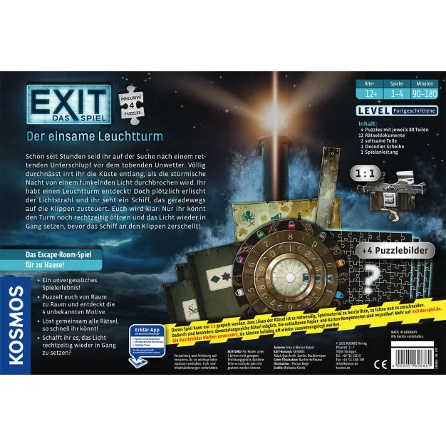 Exit - Das Spiel + Puzzle: Der einsame Leuchtturm