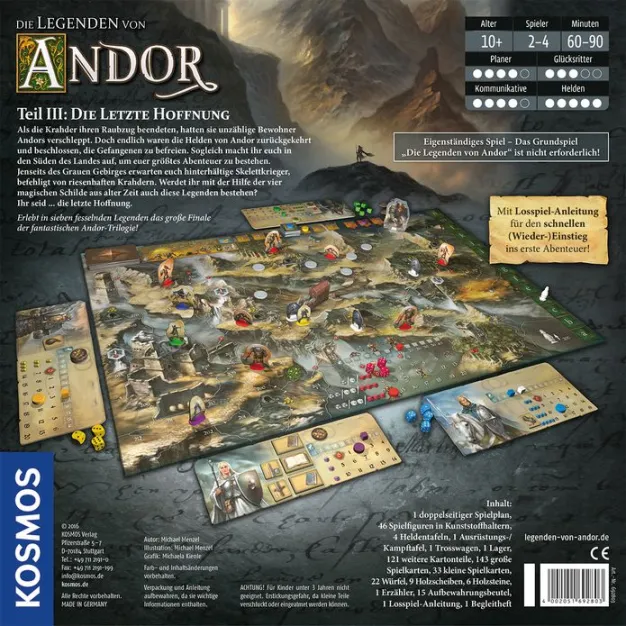 Die Legenden von Andor: Teil III Die letzte Hoffnung - Rückansicht