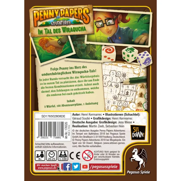 Penny Papers Adventures: Im Tal des Wiraqucha