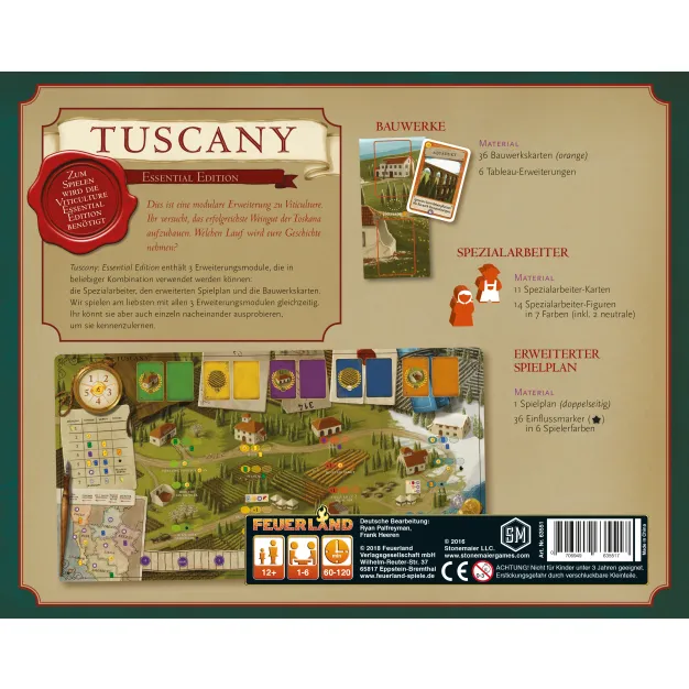 Tuscany: Essential Edition - Rückansicht
